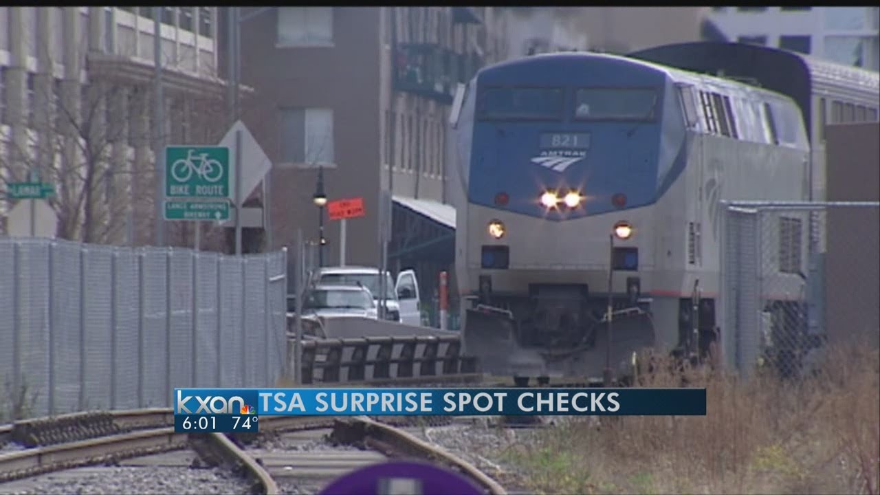 TSA Does Random Check at Amtrak Station