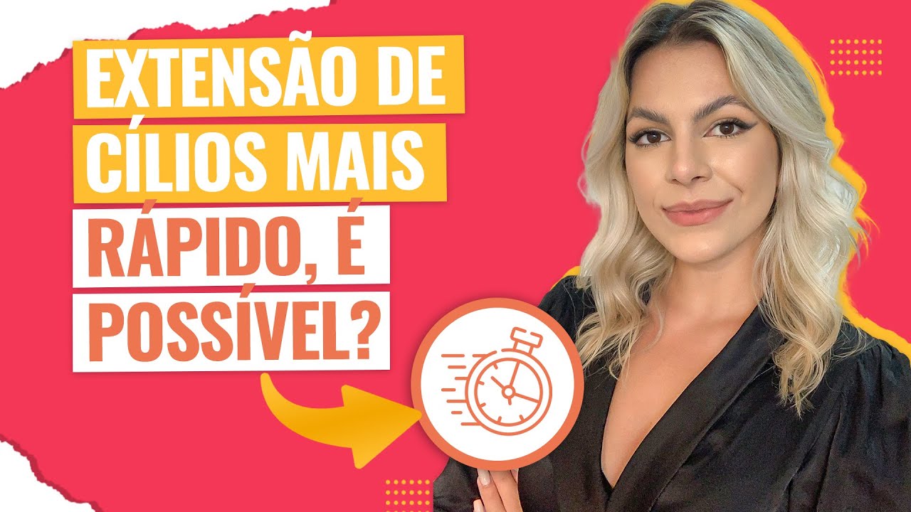 Como fazer extensão de cílios mais rápido?