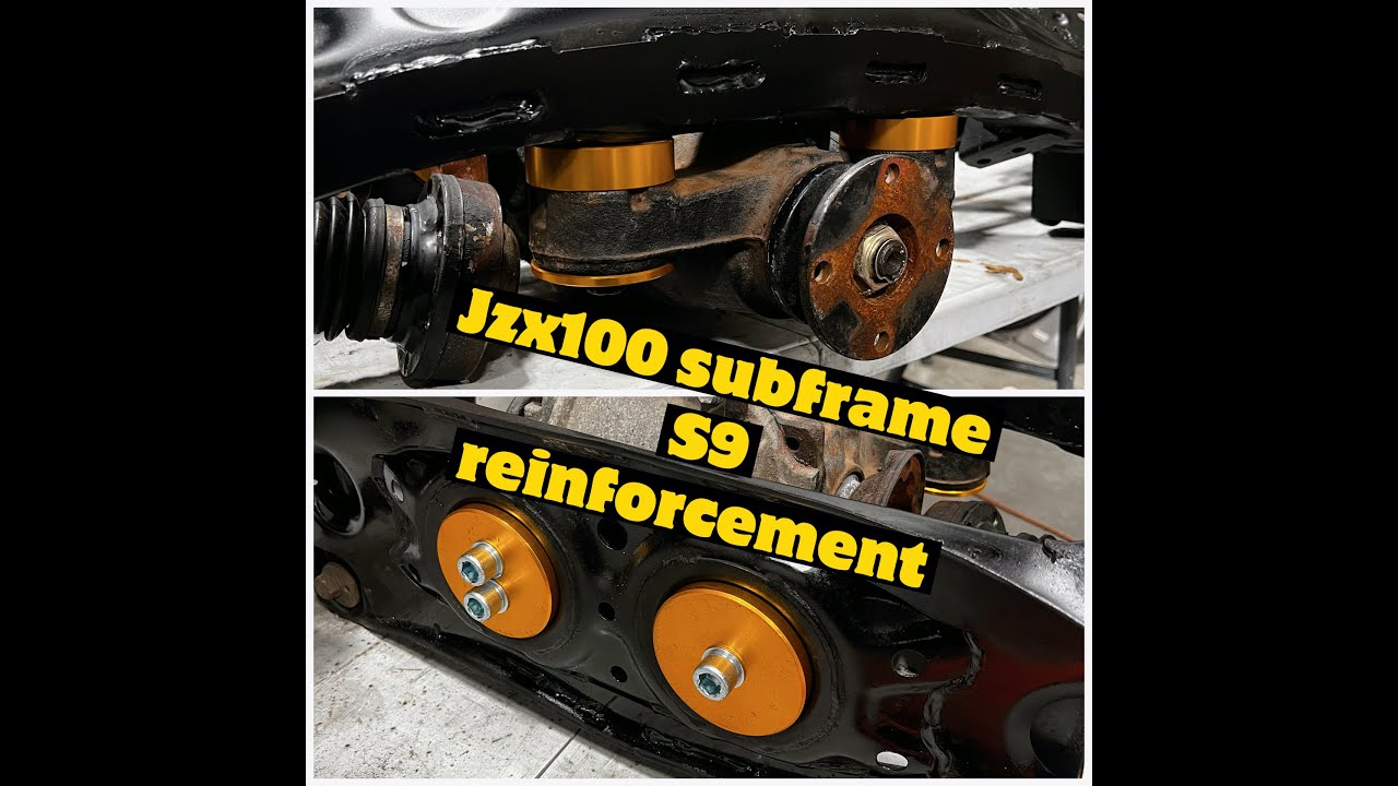 JZX 100 Chaser Serial 9 subframe reinforcement and solid bushings Chaser Build ep. 2