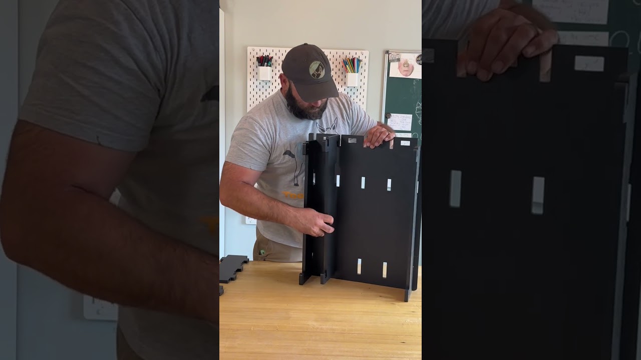 Muleboards bucket caddy assembly