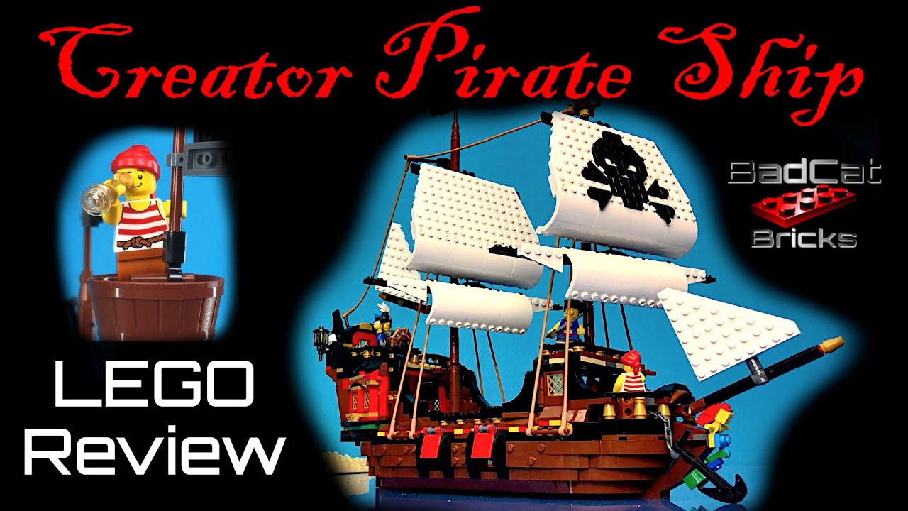 LEGO Creator Pirate Ship Review (with bonus stop motion action)