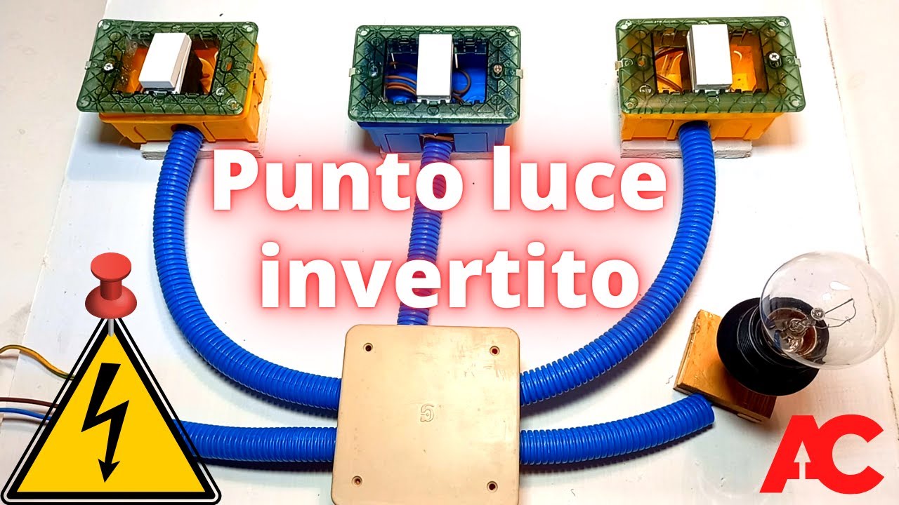 Come accendere lampada da tre punti diversi