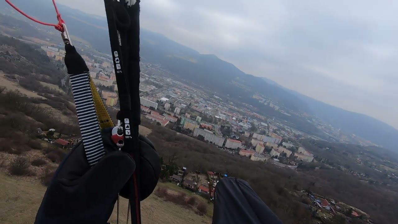 Dobky přeskok na hřebínek a těsná svahůvka