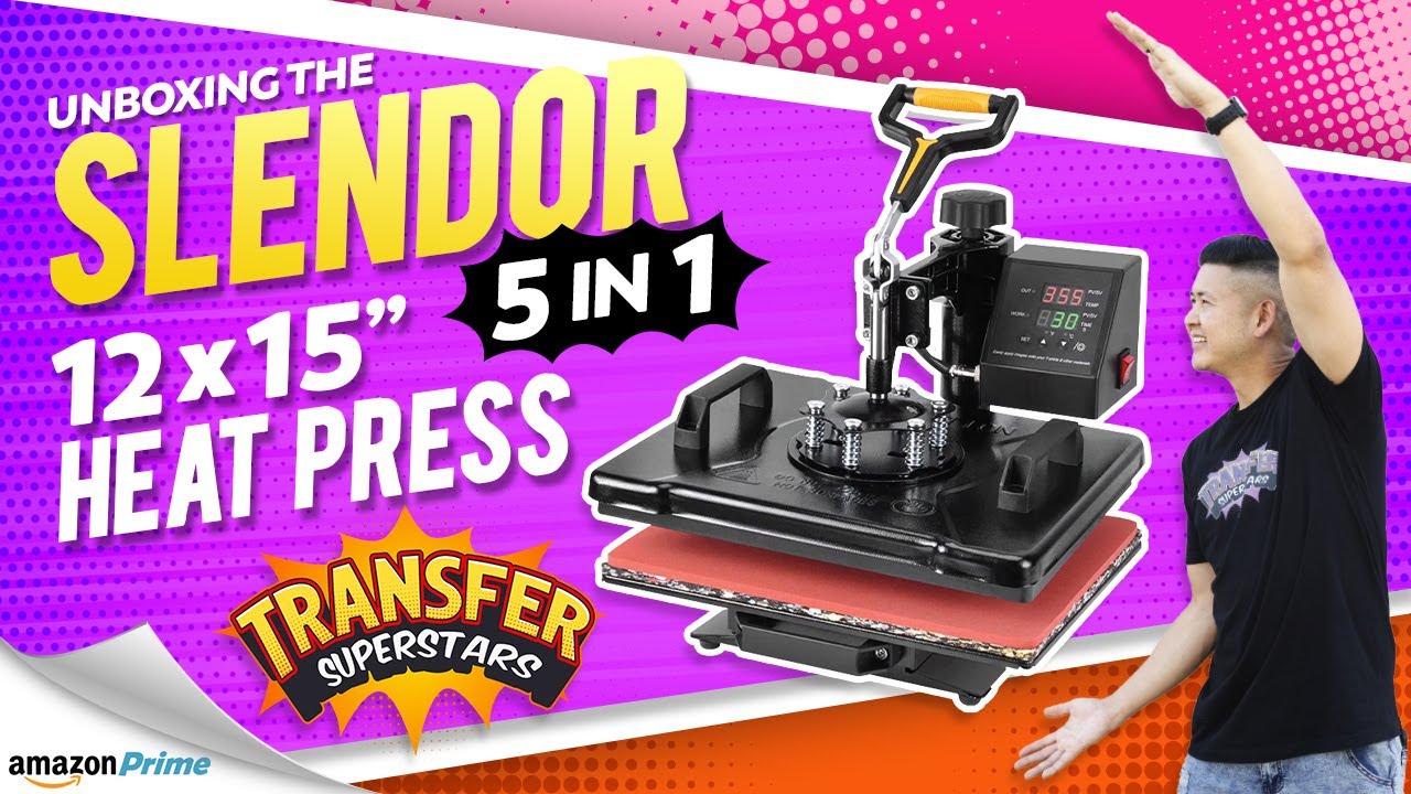 Unboxing the SLENDOR 5 in 1 12x15 Hat and T-Shirt Heat Press