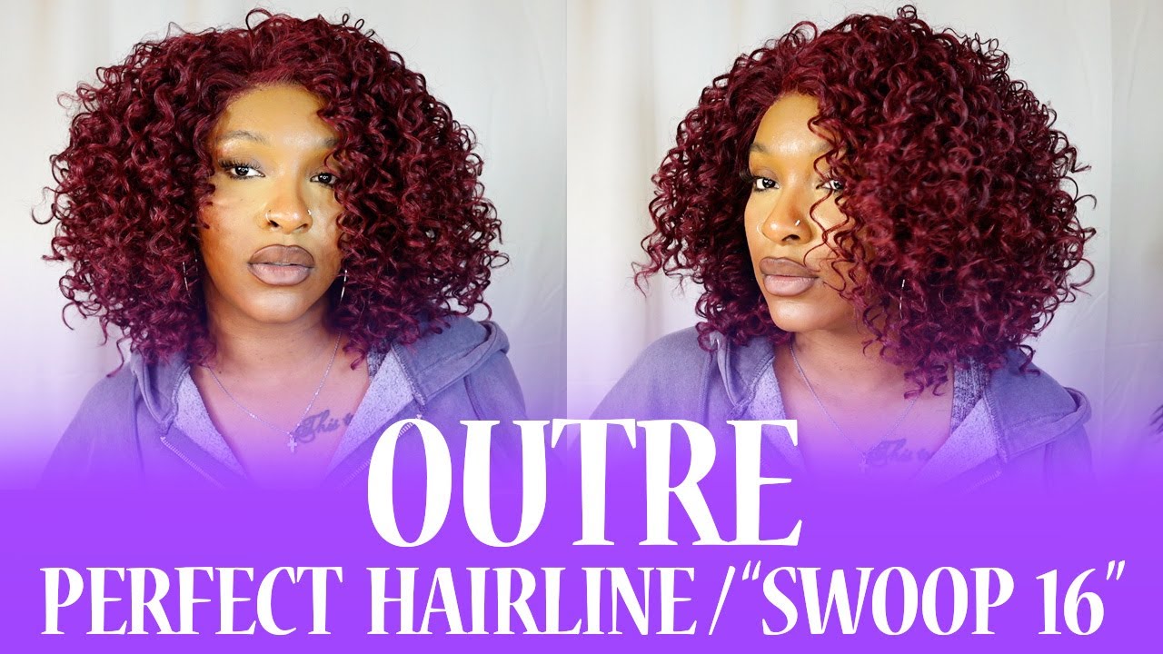 Парик Outre Perfect Hairline Swoop Series, бесклеевой, 13x4 HD, с фронтальной частью из кружева -...