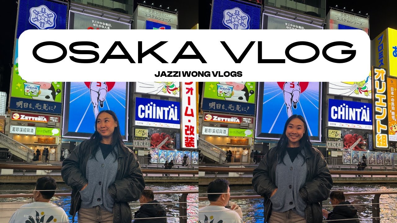 Osaka Vlog | Shinkansen, Wagyu, Lash Extensions, Dontonburi, Pig Cafe, Unagi