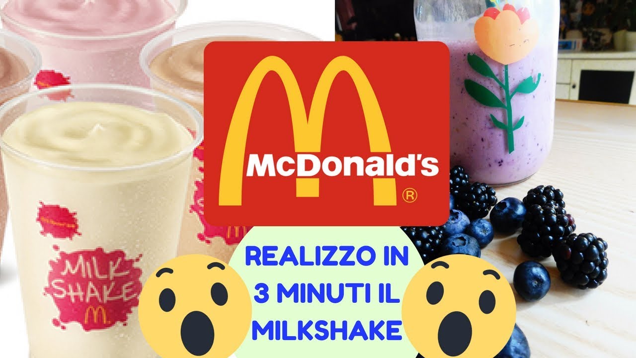 REALIZZO il MILKSHAKE del MCDONALD'S in 3 MINUTI!!! RISULTATO ASSURDO!!!!!