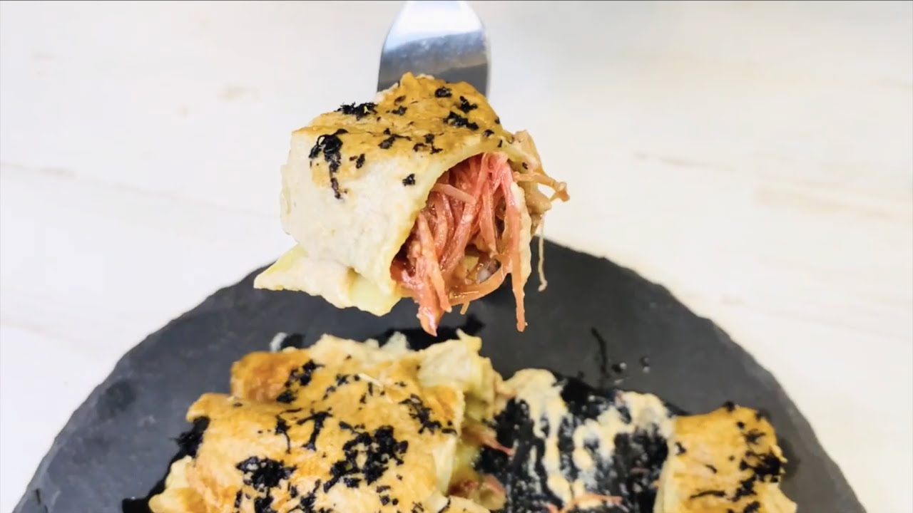 CANELONES  DE CONFIT de Pato y FOIE