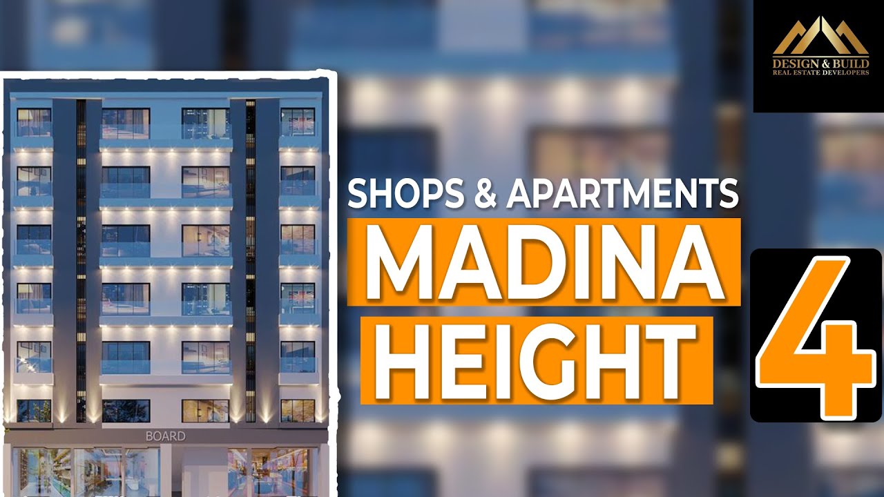 Book Your Apartments & Shops In Madina Height 4 | A Project By Design And Build