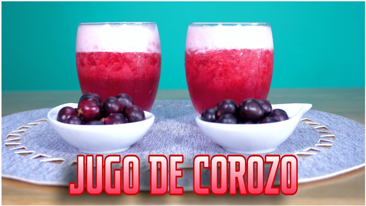 como preparar JUGO DE COROZO una deliciosa FRUTA tropical  COLOMBIANA