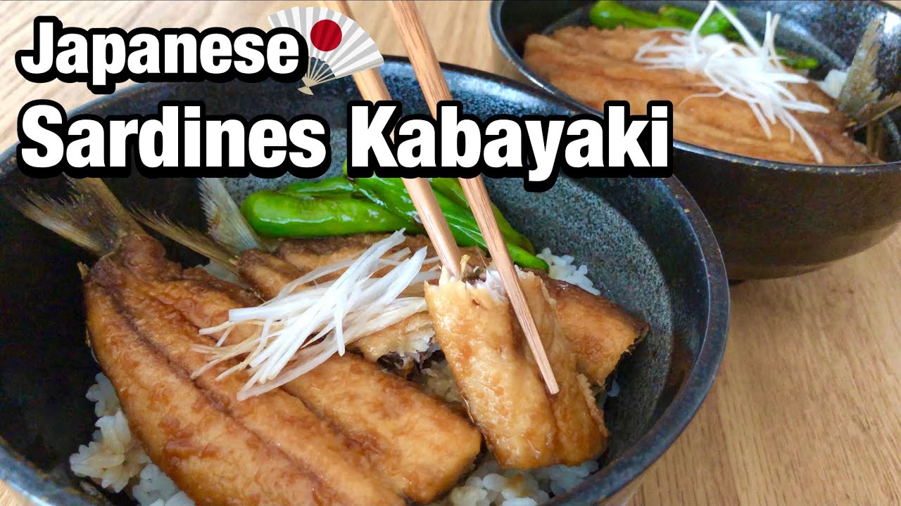 Sardines Kabayaki rice bowl recipe
