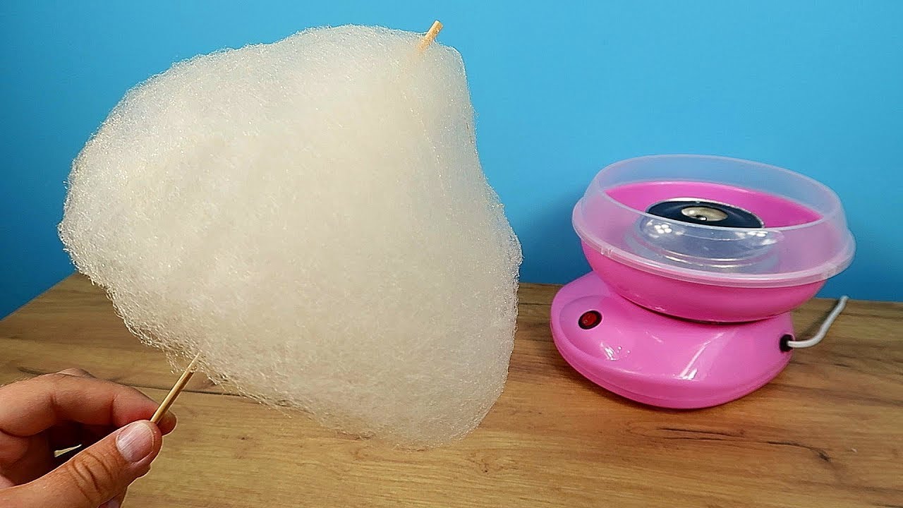 ¡Cómo hacer un ENORME ALGODÓN de AZUCAR en una PEQUEÑA MAQUINA de Aliexpress!