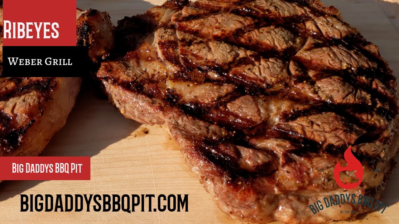 Ribeye Steak on the Weber Kettle Grill
