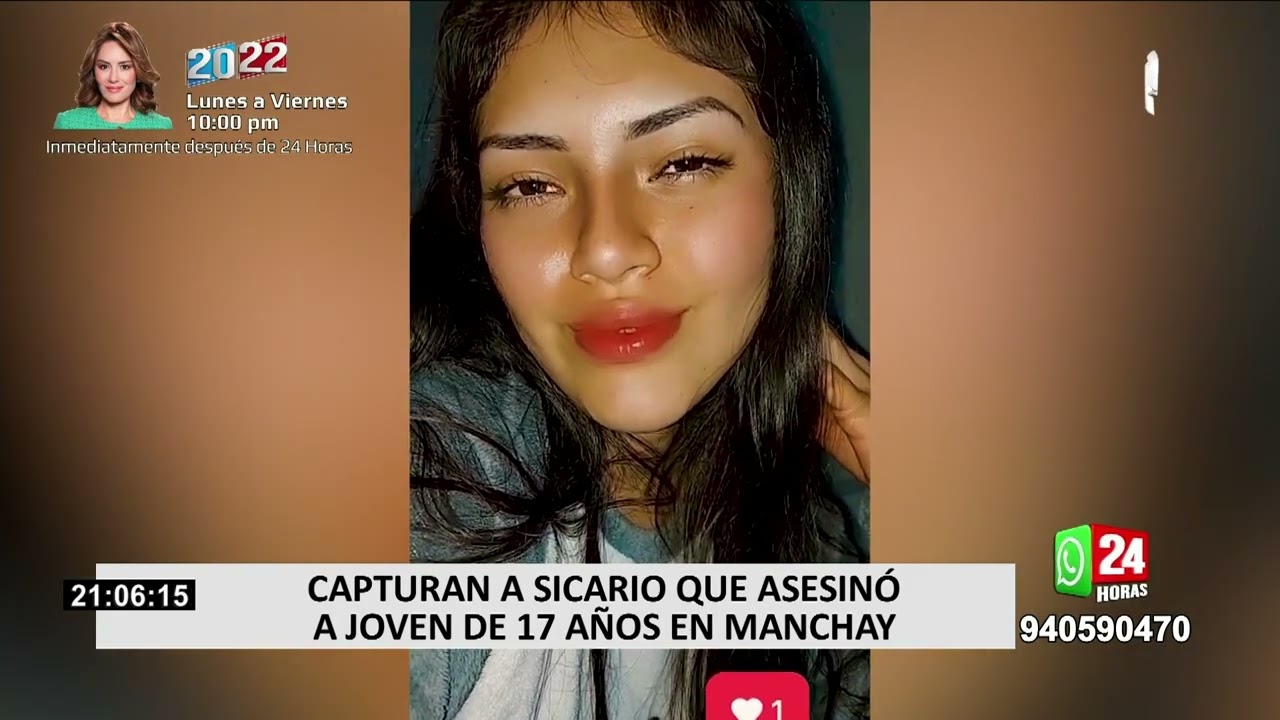 Capturan a sicario que asesinó a joven de 17 años en Manchay