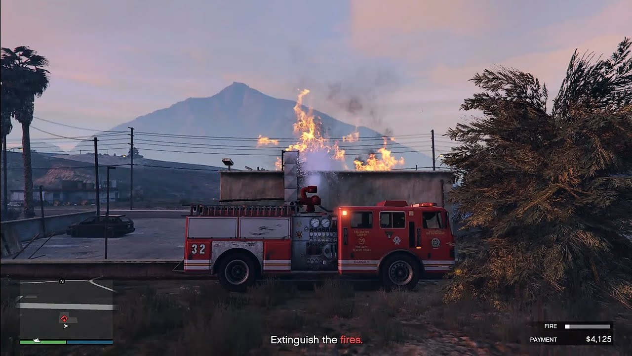 [GTAO] Firefighter Work: Exstinguish The Fire