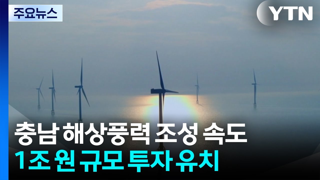 충남 해상풍력 조성 속도...1조 원 규모 투자 유치 / YTN