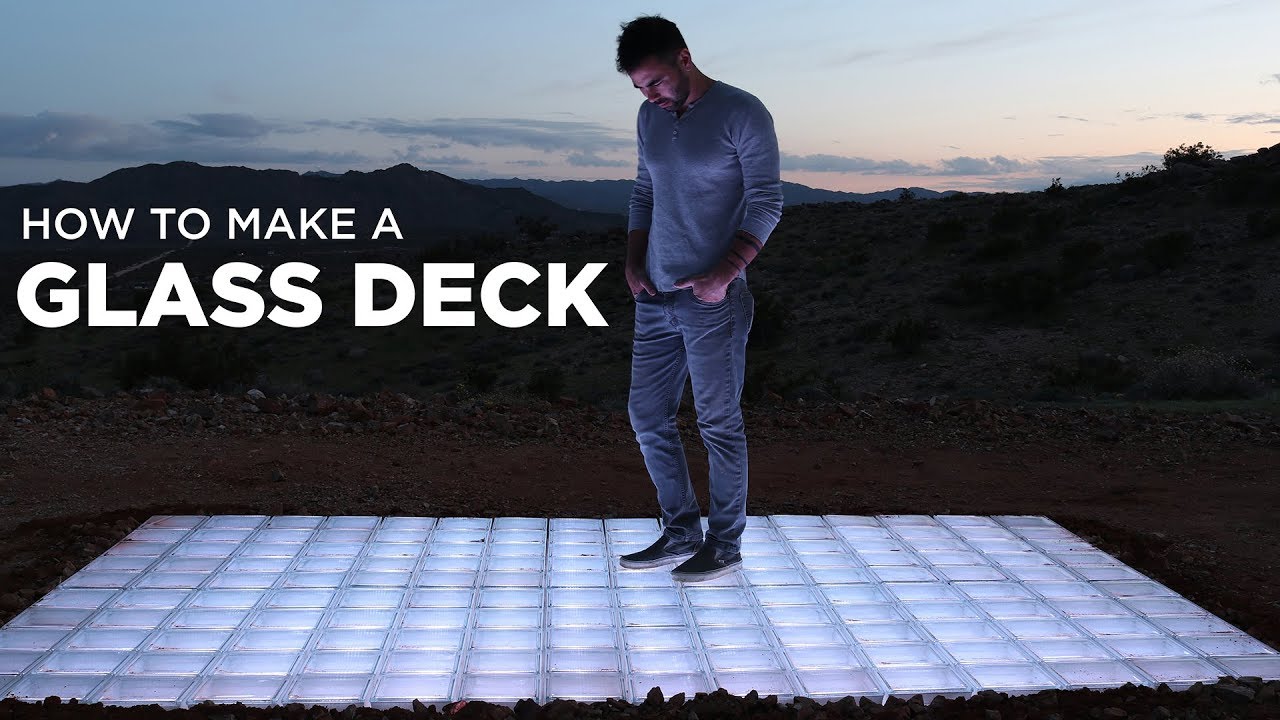 Building a Glass Deck out of Glass Block