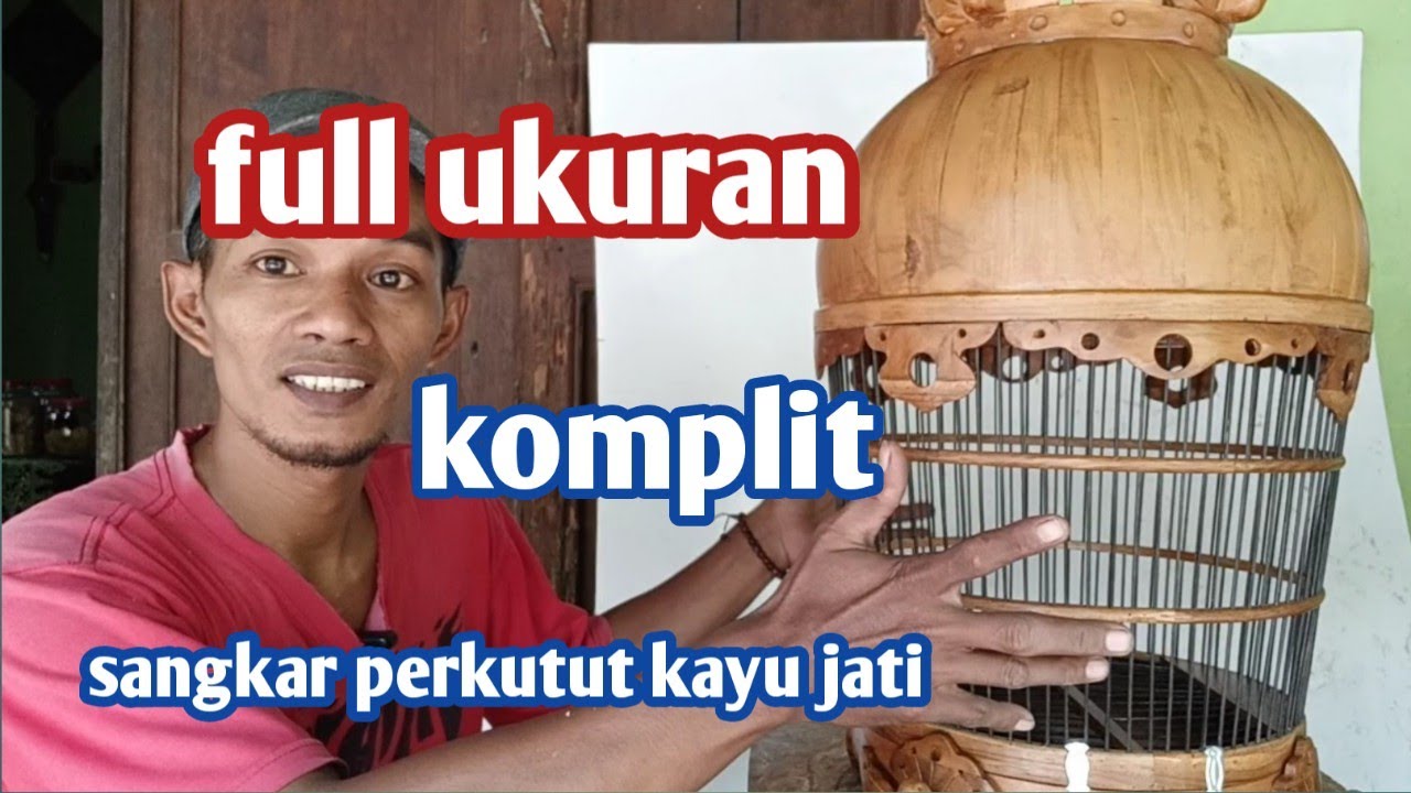 ukuran sangkar perkutut kayu jati / hafidz kayu
