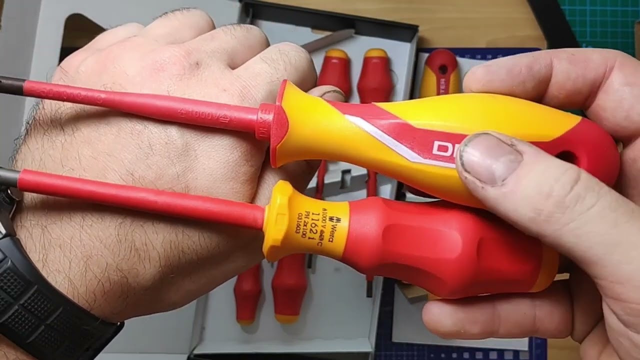 Destornilladores de electricista Wera y los Dexter para comprar. Caros vs baratos.