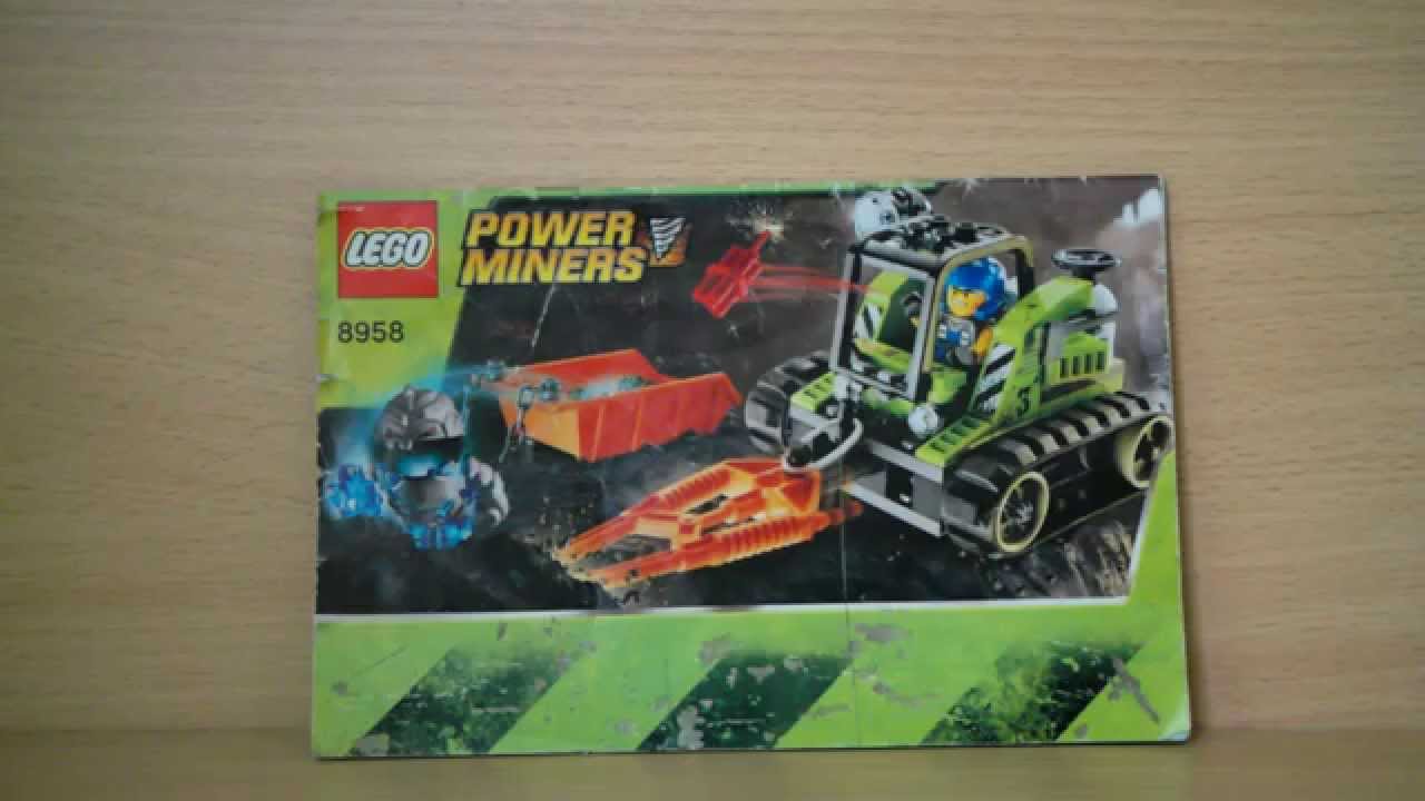 Обзор набора LEGO Power Miners 8958 Дробильщик гранита