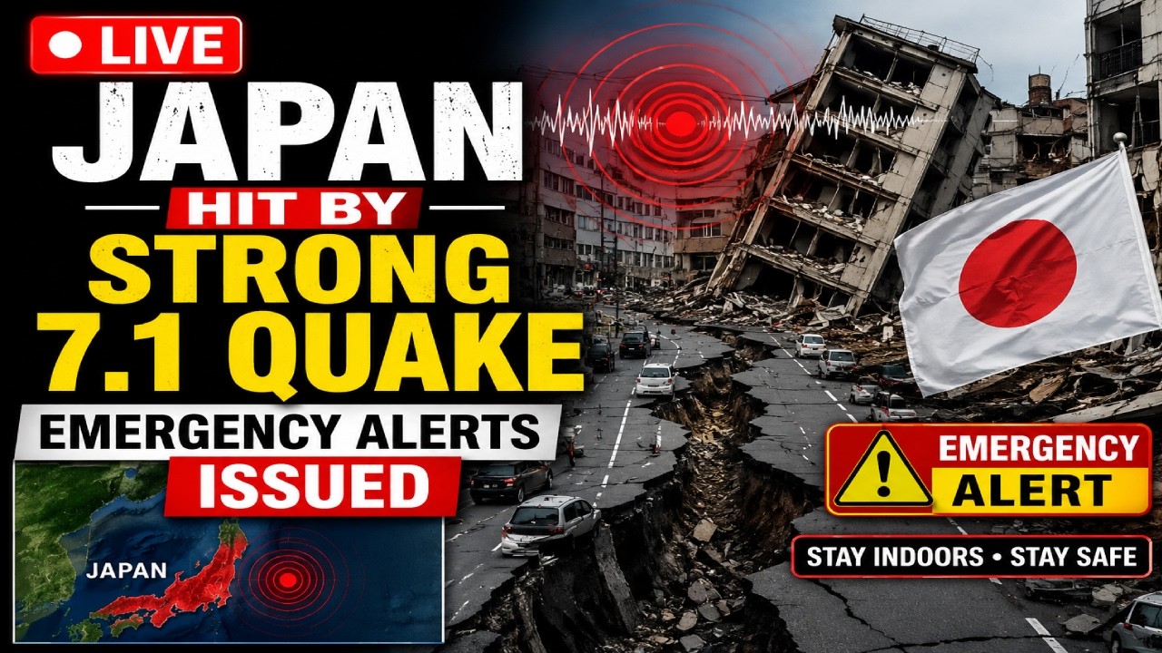 Japan Earthquake LIVE : Japan Hit by Strong 7.1 Quake, Emergency Alerts Issued Across Kyushu | N18G