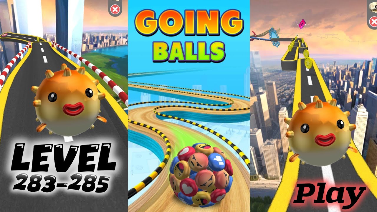 Going Balls SpeedRun Gameplay - Level 283-285