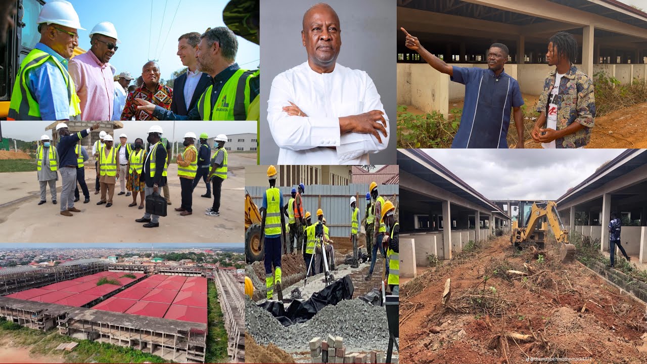 Like Seriously 😳 Kumasi Krofrom Market? Contractors At Site Working🔥Wow🤩Prez Mahama Is Resetting❤️.