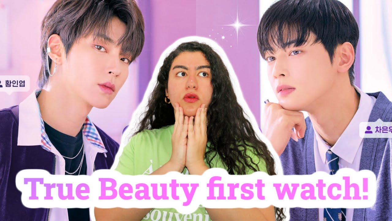 True Beauty Episode 1+2 Reaction! [여신강림 first watch] Cha Eun Woo is my new crush :)