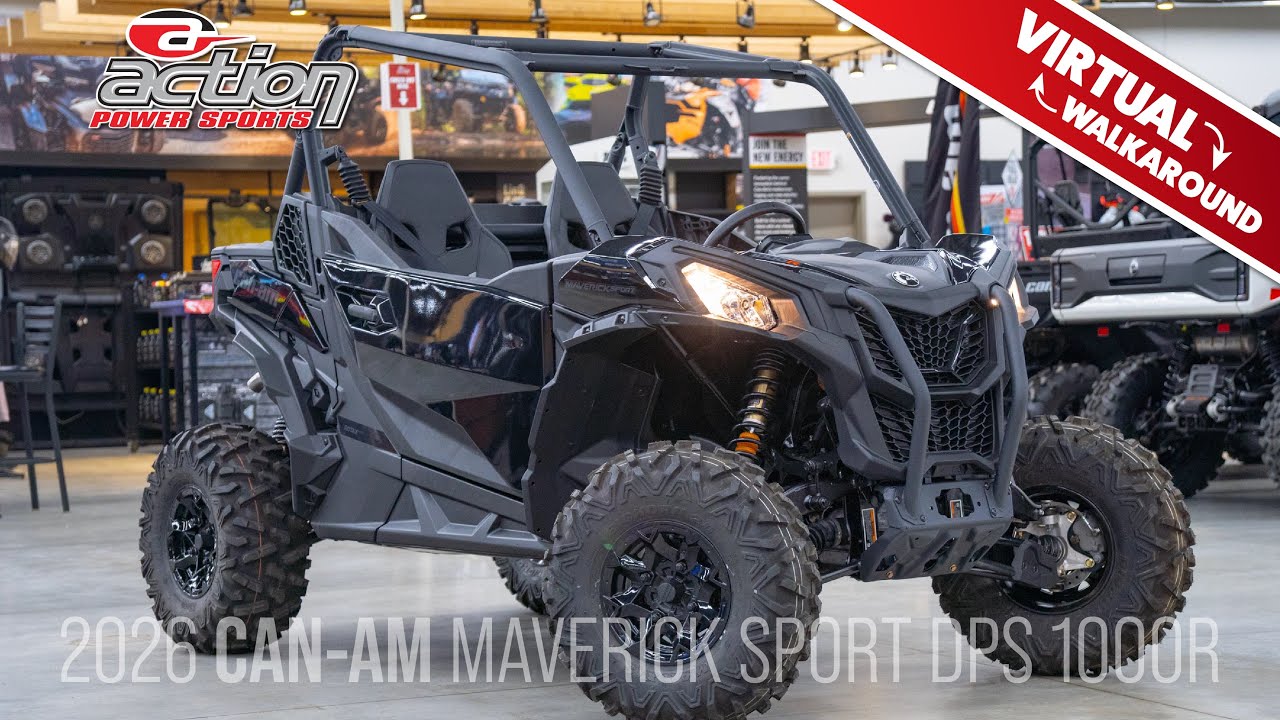 2026 Can-Am Maverick Sport DPS 1000R | Virtual Walkaround