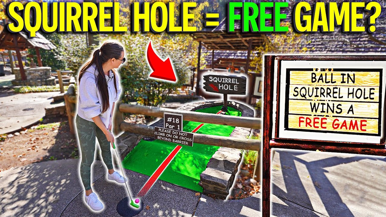 Win a FREE GAME with a Mini Golf Hole In One at this Awesome Course!