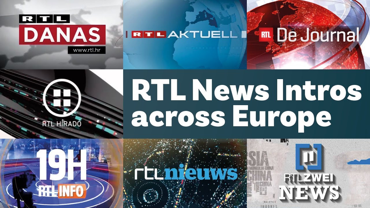 RTL TV News Intros across Europe 2020 / Openings Compilation (HD)