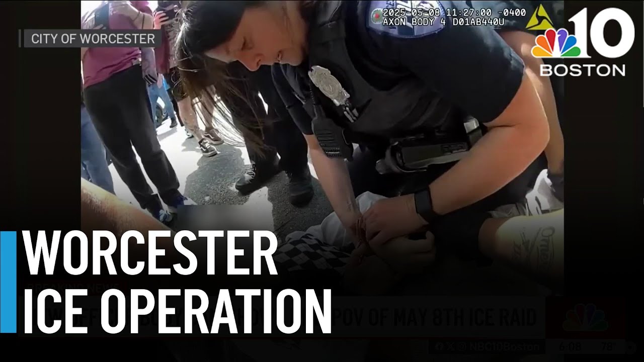 Worcester police release bodycam footage from response to ICE operation