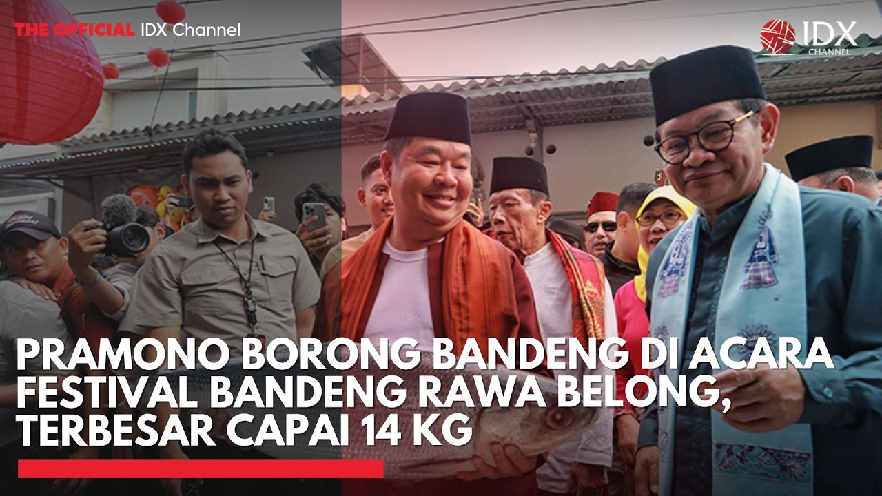 Pramono Borong Bandeng di Acara Festival Bandeng Rawa Belong, Terbesar Capai 14 KG | IDXC UPDATE