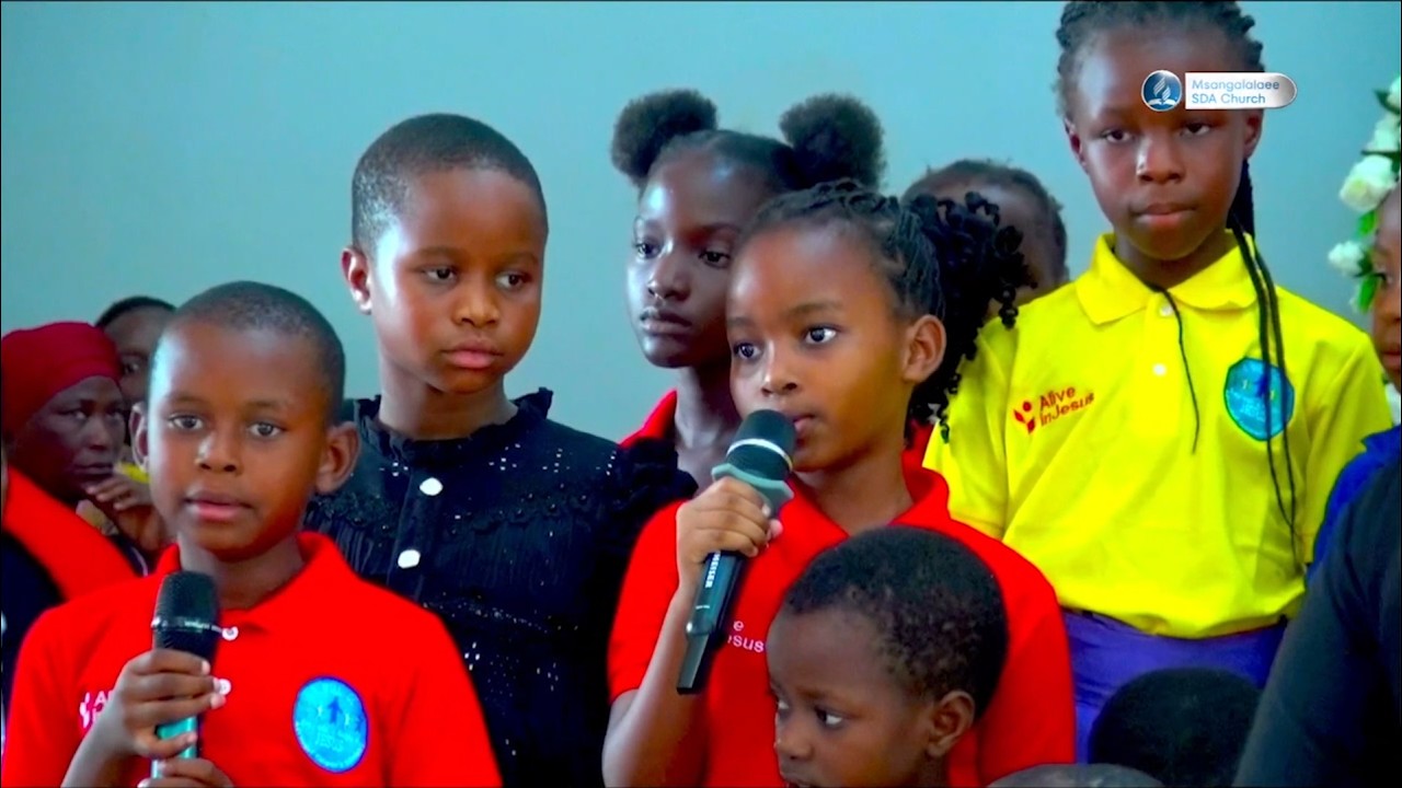 HUFICHA NAFSI YANGU KWENYE MWAMBA_ MSANGALALEE CHILDREN'S CHOIR _ LIVE PERFOMANCE