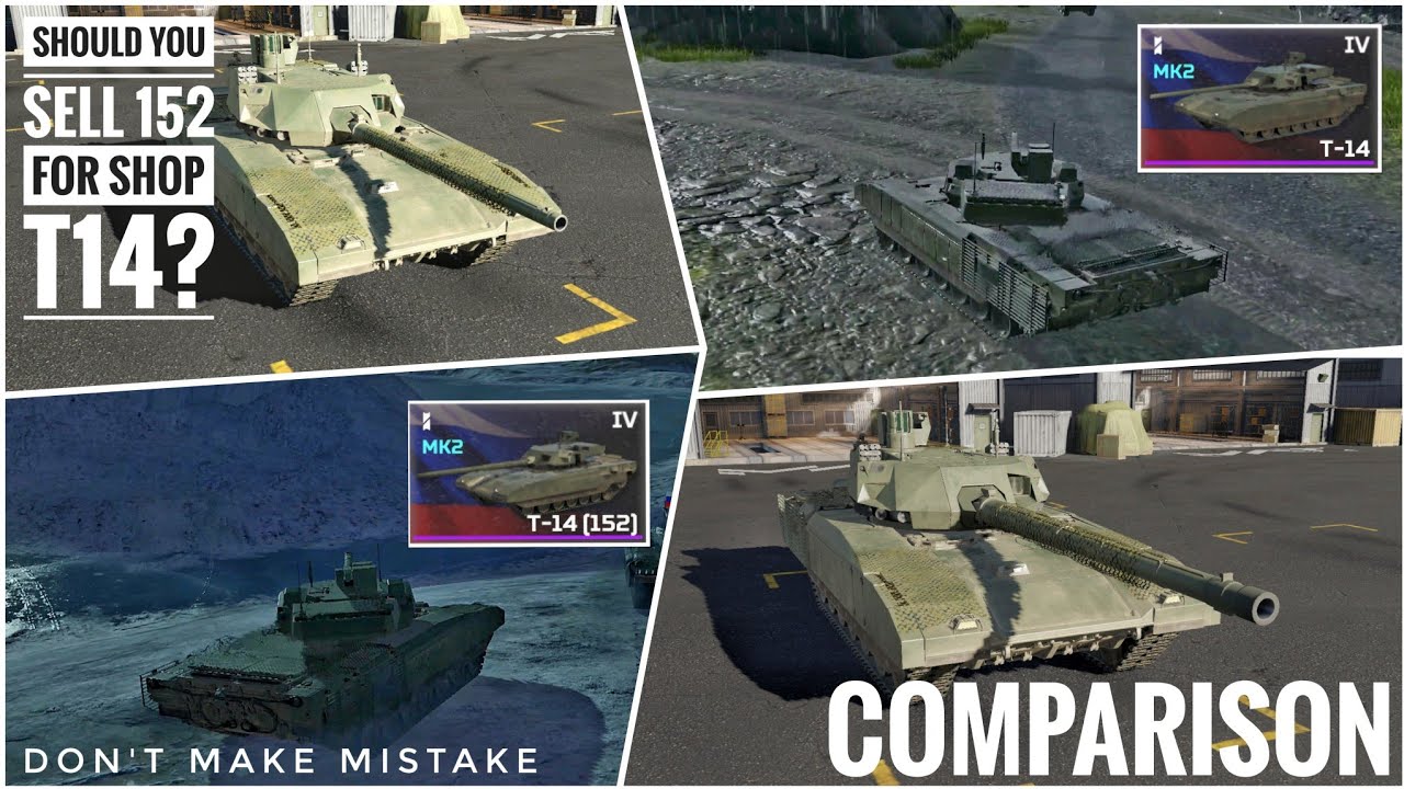 MWT Tank Battles shop T14 Armata vs T14 152 should you sell for artcoins? watch this