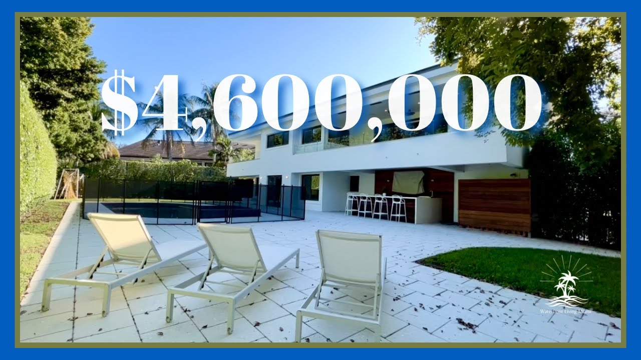 INSIDE a $4.6 Million Renovated Luxury Miami Home w/an Outdoor Entertaining Area (Virtual Home Tour)