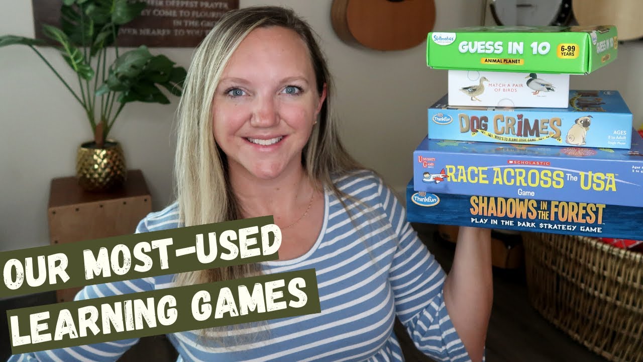 OUR FAVORITE EDUCATIONAL GAMES || HOMESCHOOL SHOW & TELL