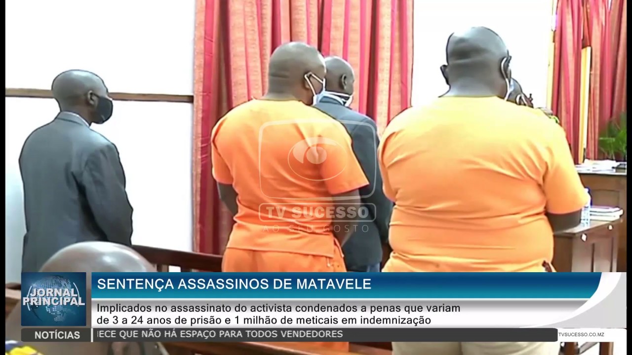Sentença assassinos de Matavele