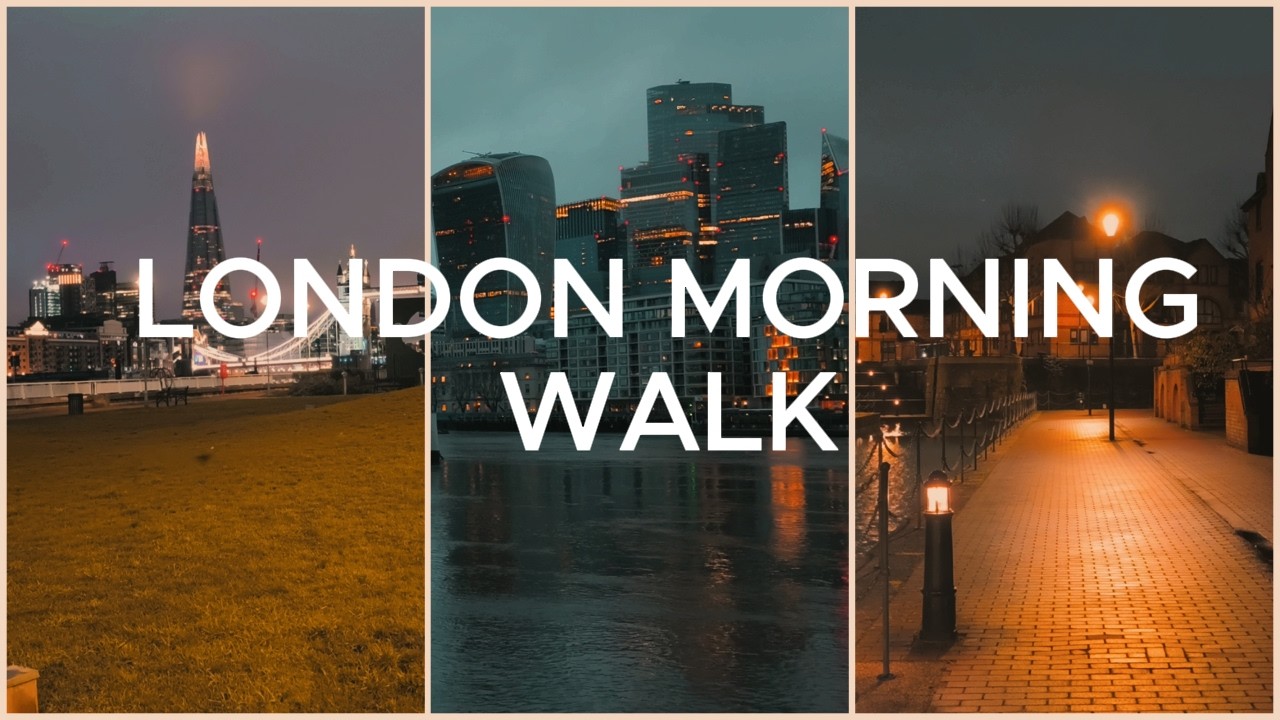 1 Hour Peaceful London Walk | Early Morning London Walk