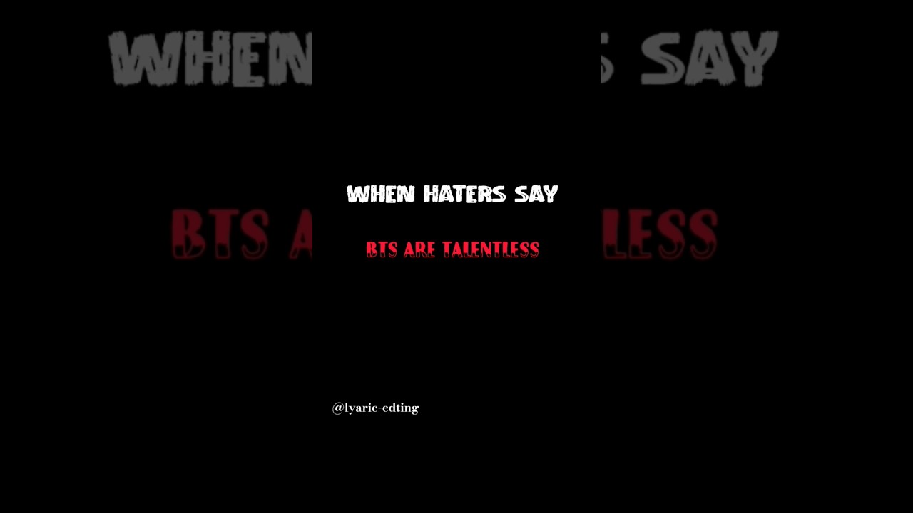 when haters say bts are talentless..... 🤔🌼