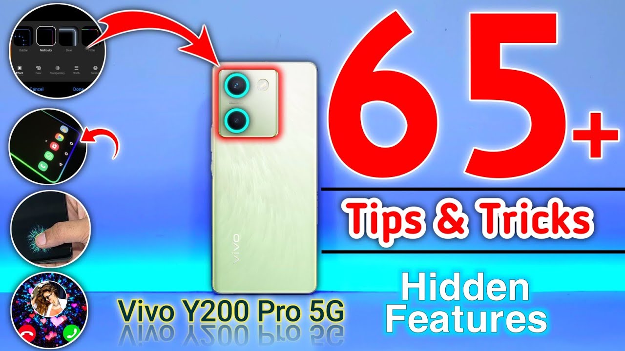 Vivo Y200 Pro 5G Tips And Tricks In Hindi | Vivo Y200 Pro Hidden Features | Top 65+