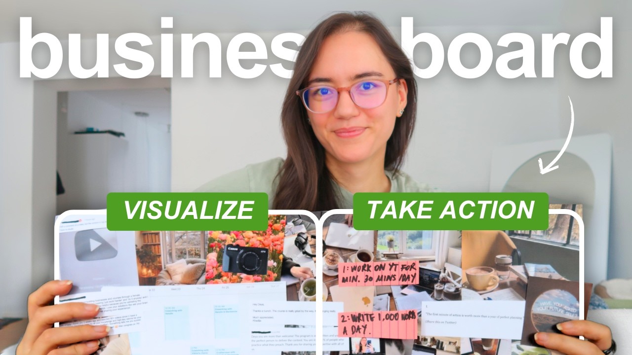 how to make a business vision board *that works* for 2026