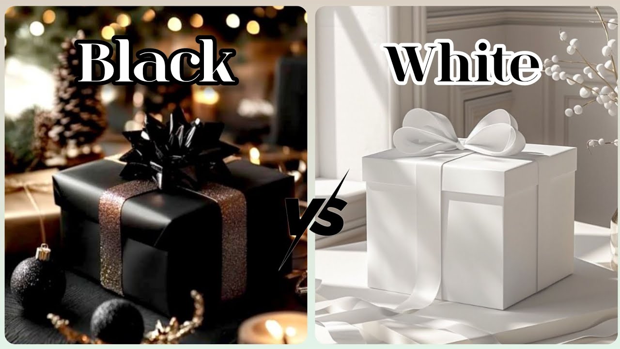Black 🖤 Vs White 🤍 || choose Yours 💖💖 || Ram's gifts 🎁🎁