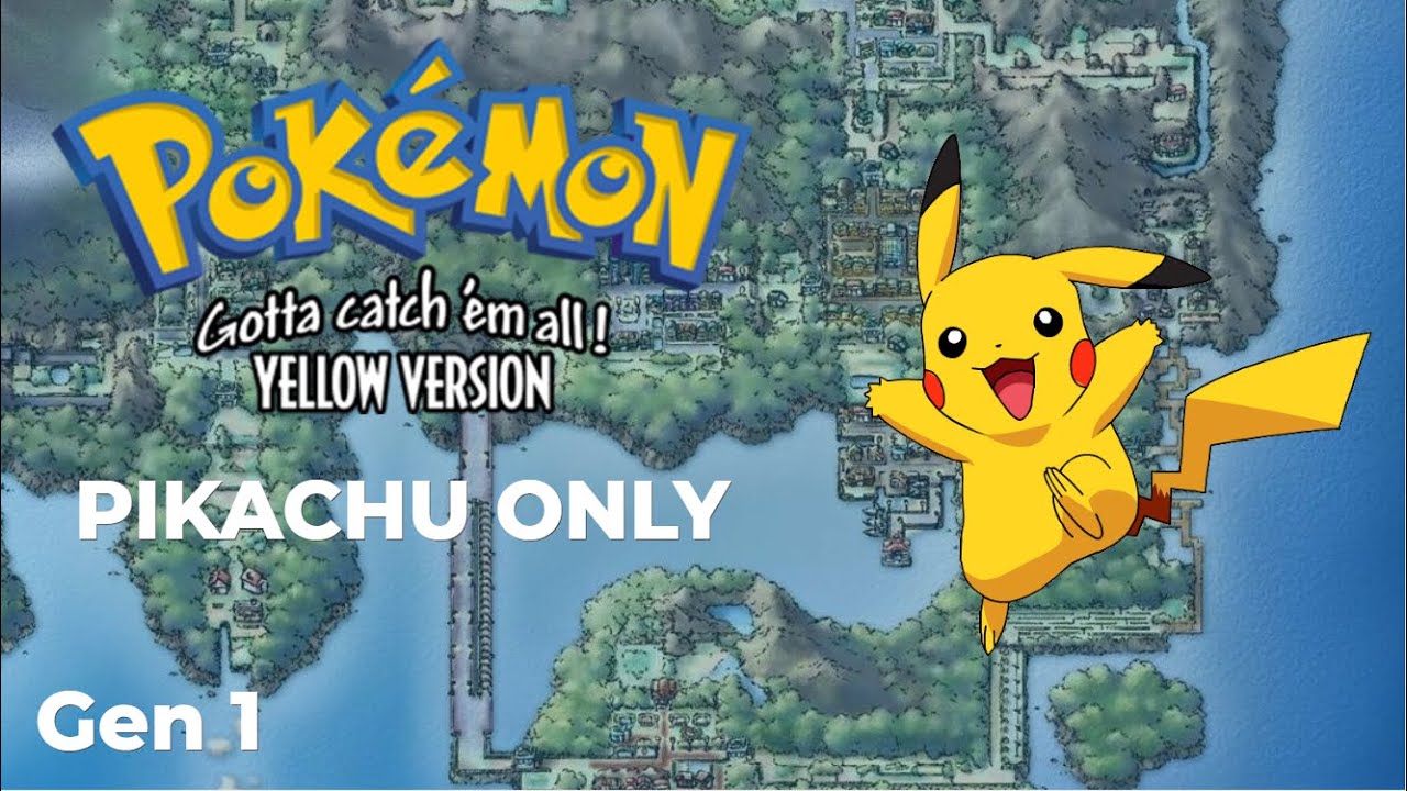 Can You Beat Pokemon Yellow With Only Pikachu? (NO ITEMS IN BATTLE)