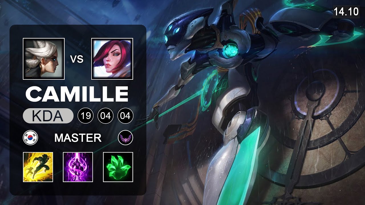 Camille vs Fiora Top - KR Master - Patch 14.10 Season 14