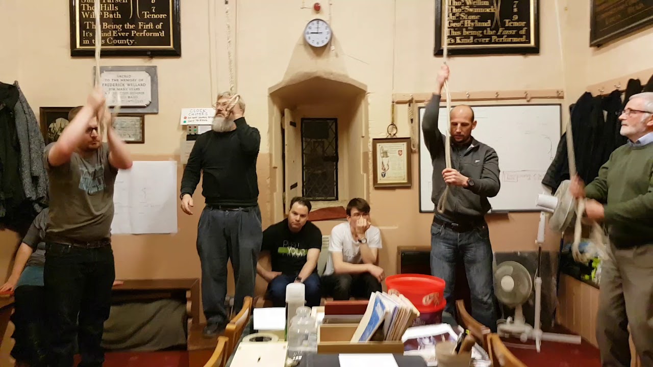 All Saints Maidstone - The back 4 being rung down in peal