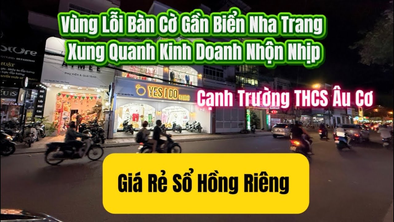 Vị trí bàn cờ Nha Trang đường Nguyễn Trãi Bán Đất Tặng Nhà Cấp Bốn , Gần Biển Trần Phú 