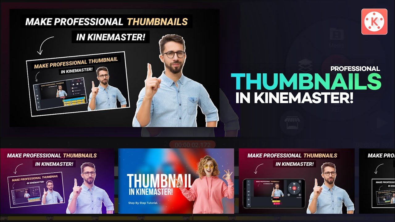 How To Make Professional Thumbnails For YouTube Videos (In KineMaster)🔥 |Android Editing