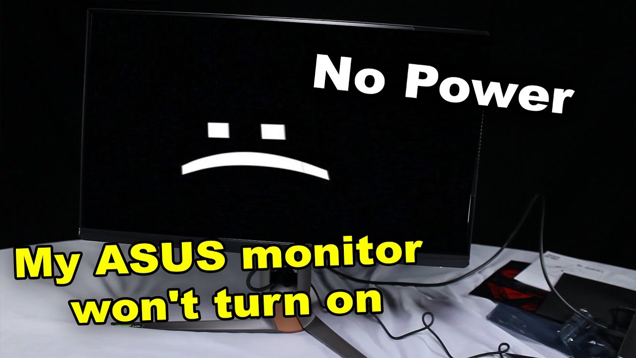 Как починить игровой монитор ASUS | Нет питания | Не работает после скачка напряжения