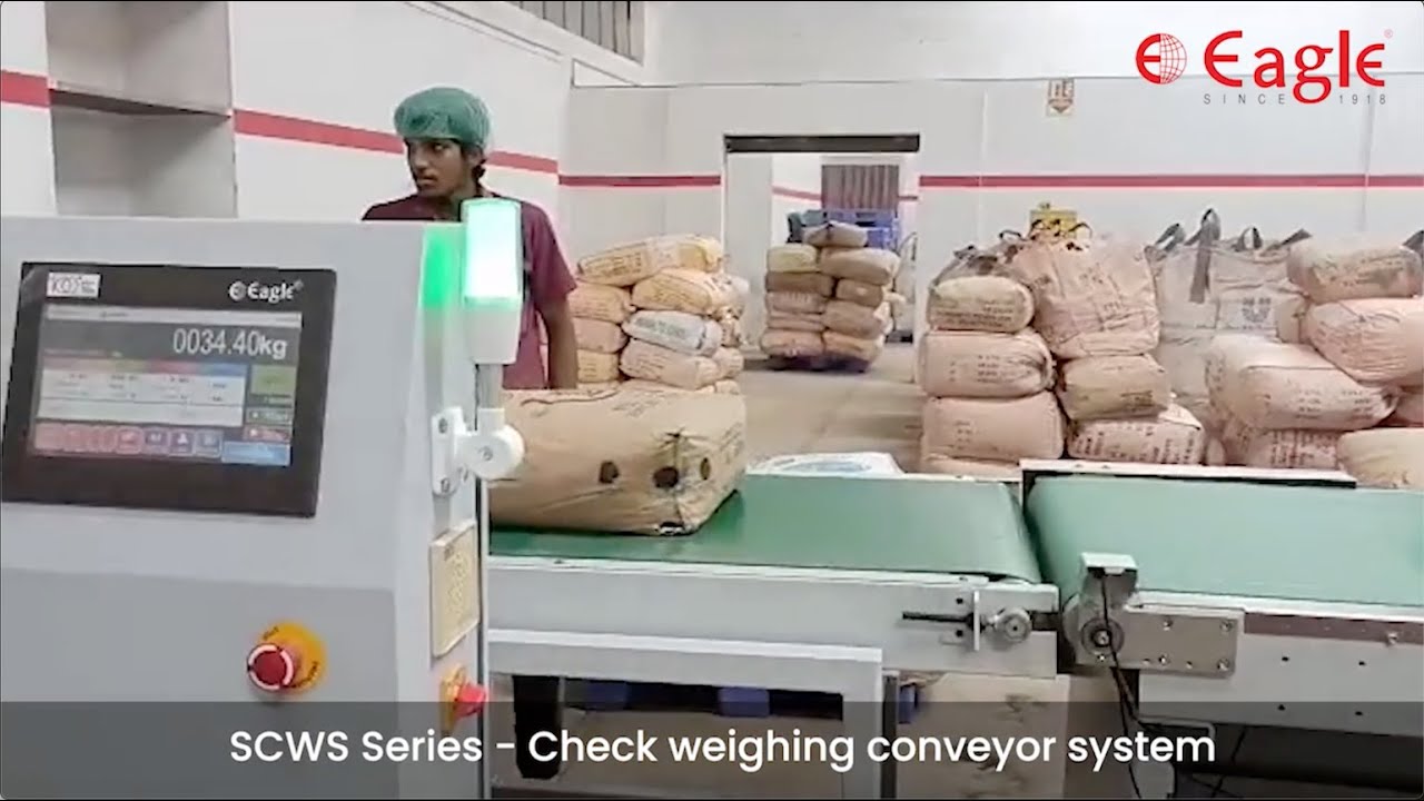 Conveyor Weighing System For Bags - Application Video